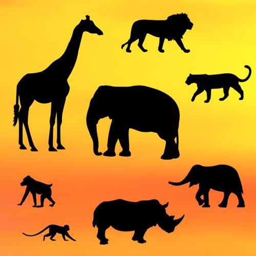 Decupatoare Animale Safari - Patchwork