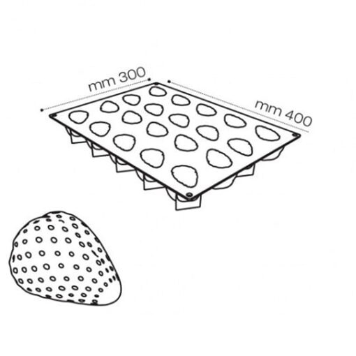 Forma Silicon Pavoni - Capsuna