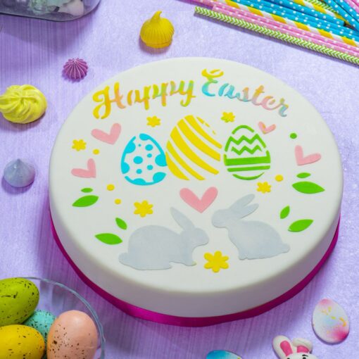 Stencil - Happy Easter - Decora