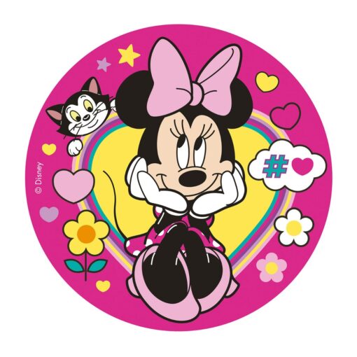 Vafă comestibilă Minnie Mouse - 20CM-Dekora