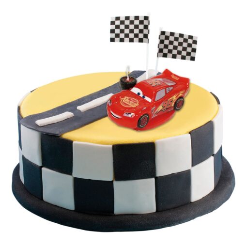 Lumânare pentru zi de naștere - Cars 3D - 8 CM - Dekora