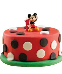 Lumânare pentru zi de naștere cifra 1 Mickey - 6,5 CM - Dekora