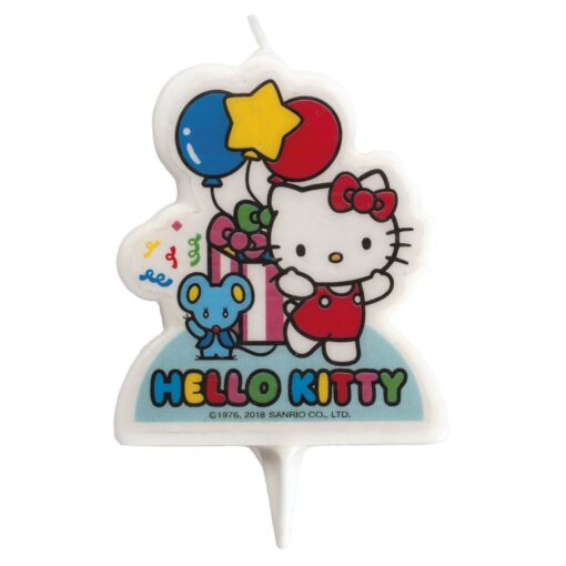 Lumânare pentru zi de naștere – HELLO KITTY 2D – 7 CM - Dekora