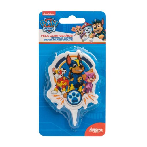 Lumânare pentru zi de naștere – PAW PATROL 2D – 7,5 CM - Dekora