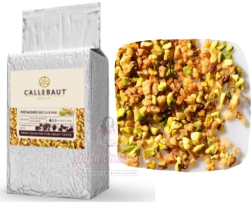 Fistic crocant granulat si caramelizat - 1 kg - Callebaut