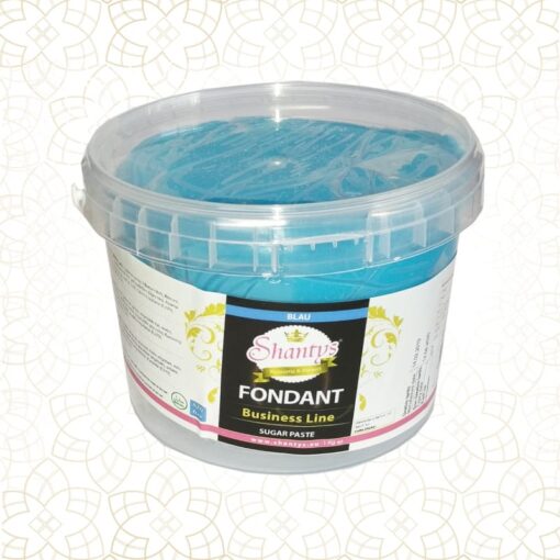 Pastă de zahăr (Fondant)-Business Line-Albastru-1kg-Shantys