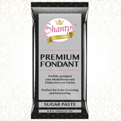 Pastă de zahăr (Fondant)-Negru-1 kg-Shantys