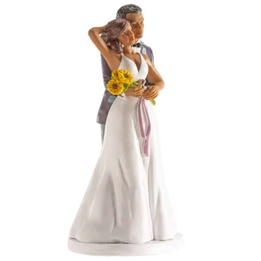 Figurină de tort nuntă – Cuplu căsătorit în Roma - 18 cm - Dekora