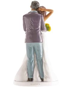Figurină de tort nuntă – Cuplu căsătorit în Roma - 18 cm - Dekora