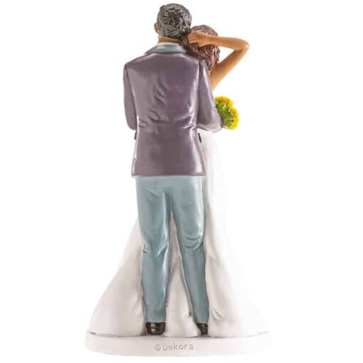 Figurină de tort nuntă – Cuplu căsătorit în Roma - 18 cm - Dekora