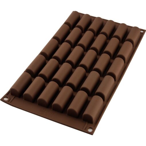 Formă silicon ciocolată-Mini Buche-S ilikomart