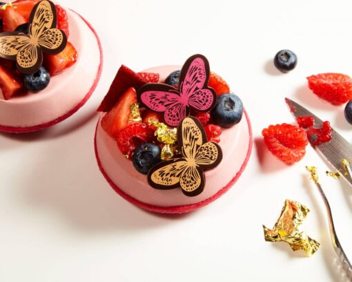 Set 196 Fluturi din Ciocolata Fina - Barry Callebaut Mona Lisa