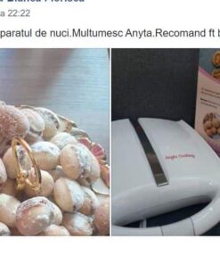 Aparat Electric -1600W- pentru copt Forme de Nuci - Anyta Cooking -Transport Gratis