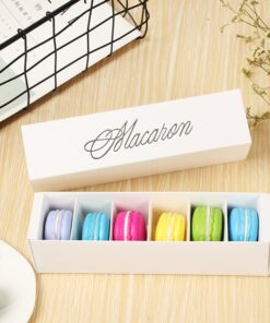 Cutie macarons alb