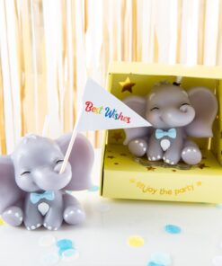 Lumanare tort elefant 3d
