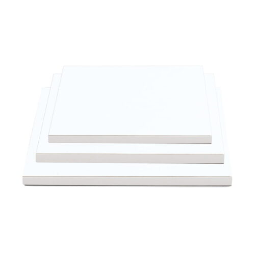 Cake Drum pătrat-Alb-30 x 30 cm cu 1.2 cm grosime-Decora