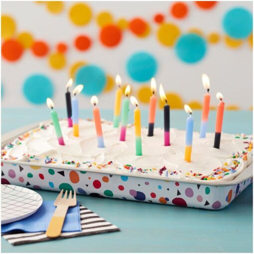 WILTON SEMI-DISPOSABLE TIN GEO OBLONG 22X32CM