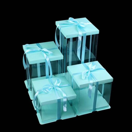 cutii tort transparente
