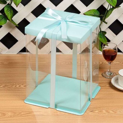 cutii tort transparente