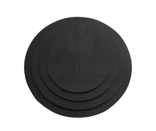 Discuri groase tort,rotunde,negru-5mm Extra Tare-Anyta Cooking