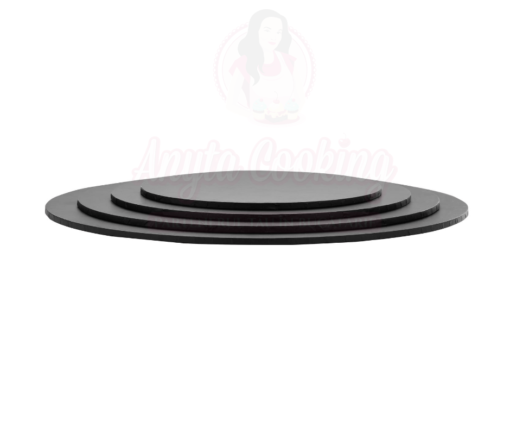 Discuri groase tort,rotunde,negru-5mm Extra Tare-Anyta Cooking