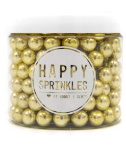 Gold Metallic Choco M - 90 g - Happy Sprinkles (L)