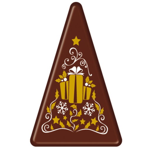 Set 153 Decor din Ciocolata Triungi -Craciun- 4,7 x 3 CM -DeKora