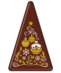 Set 153 Decor din Ciocolata Triungi -Craciun- 4,7 x 3 CM -DeKora