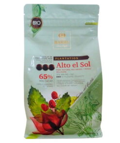Ciocolată PREMIUM neagră organică- Alto el Sol - cacao 65% - 1kg - Cacao Barry®