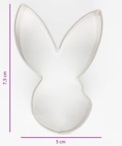 Decupator din inox - IEPURAS - 7,5 x 5 cm - Cookie Cutters