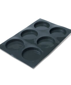 Forma Silicon Discuri Ø18xH3cm, 6 cavitati - Pavoni