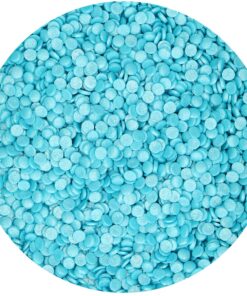 Decor comestibil confetti - METALLIC BLUE - 70 G- Funcakes