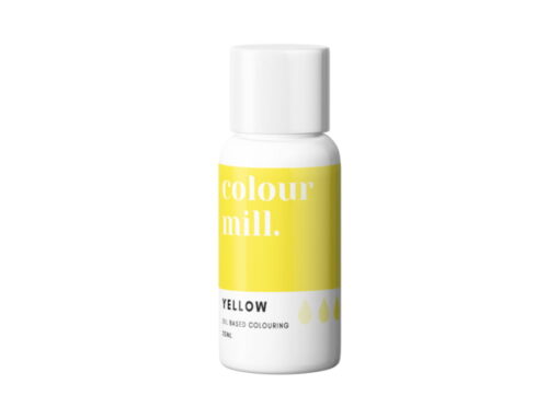 Colorant pt Ciocolată ,Crema de Unt etc.-Yellow, 20 ml-Colour Mill