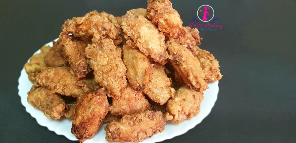 Aripioare crocante stil KFC - Anyta Cooking