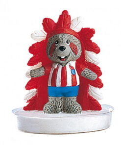 Set 6 Figurine necomestibila - Echipa de Fotbal - 5-5,5 CM -Dekora