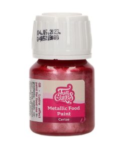 Colorant alimentar efect metalic- CERISE- 30 ml -Funcakes