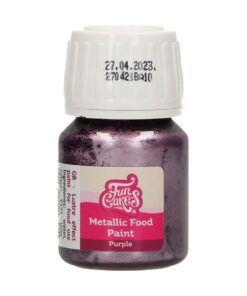 Colorant alimentar efect metalic- PURPLE- 30 ml -Funcakes