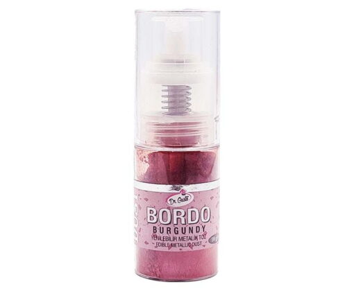 Colorant Pudra Metalizat Spray Pompita - 10 gr - BORDO - Dr Gusto