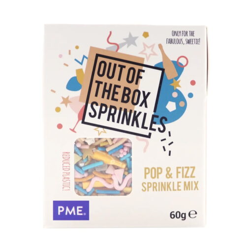 Decor comestibil Sprinkles - POP&FIZZ- 60 GR - PME