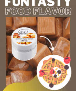 Aromă alimentară pudră incoloră - Funtasty TOFFEE/ CARAMEL - 30 g- Fractal