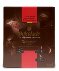 Ciocolată neagră GRAINS , 50.5% Termorezistenta sub formă de picături - 5kg - Belcolade