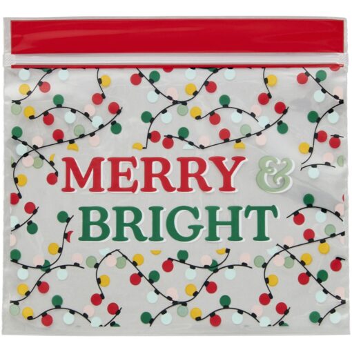 Set 20 Buc Pungi cadou transparent - Merry & Bright - Wilton